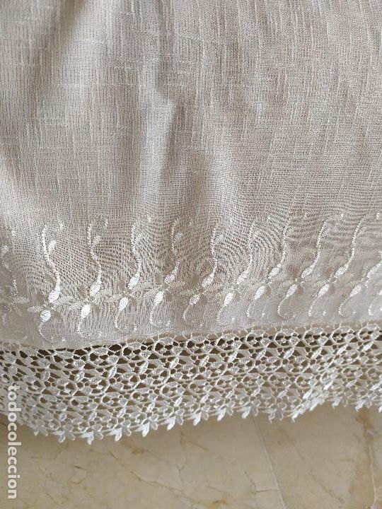 Antig&uuml;edades: Cortinas blancas bordadas y encaje - Foto 11