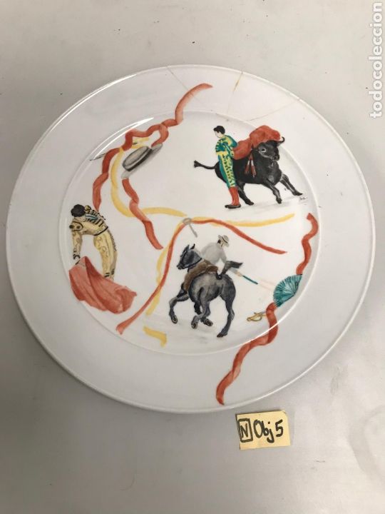 Antig&uuml;edades: Antiguo plato torero - Foto 1