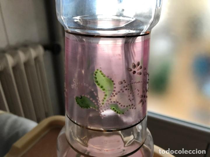Antig&uuml;edades: botella de cristal con esmalte - Foto 6