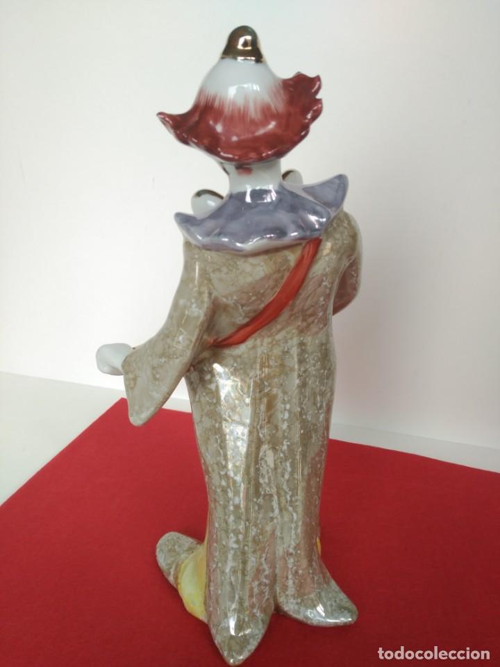 Antig&uuml;edades: Payaso de porcelana, con reflejos - Foto 2
