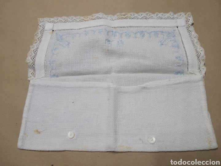 Antig&uuml;edades: Bolsa guardar pa&ntilde;uelos - Foto 2