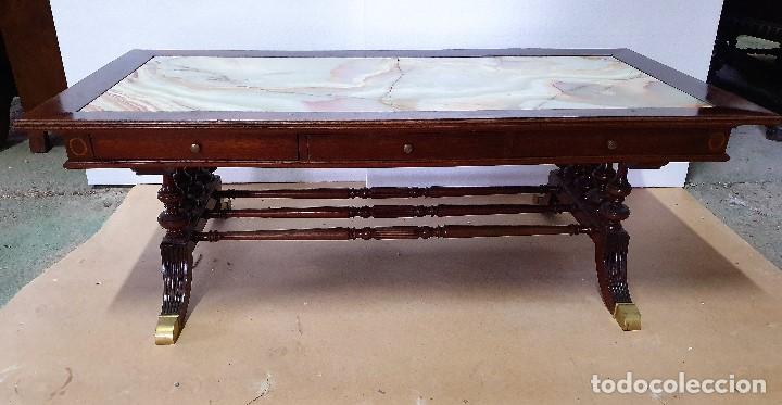 Antig&uuml;edades: ANTIGUA MESA AUXILIAR DE CENTRO - Foto 2