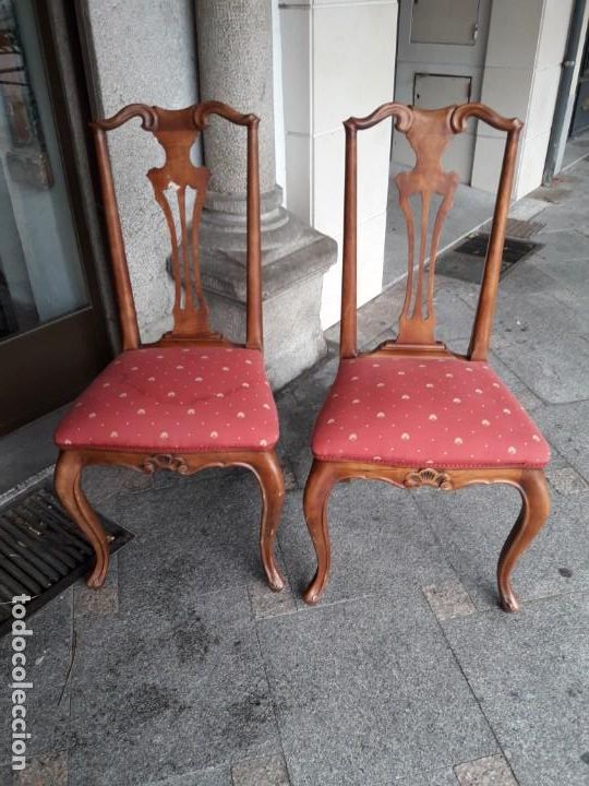 Antig&uuml;edades: Pareja de sillas - Foto 1