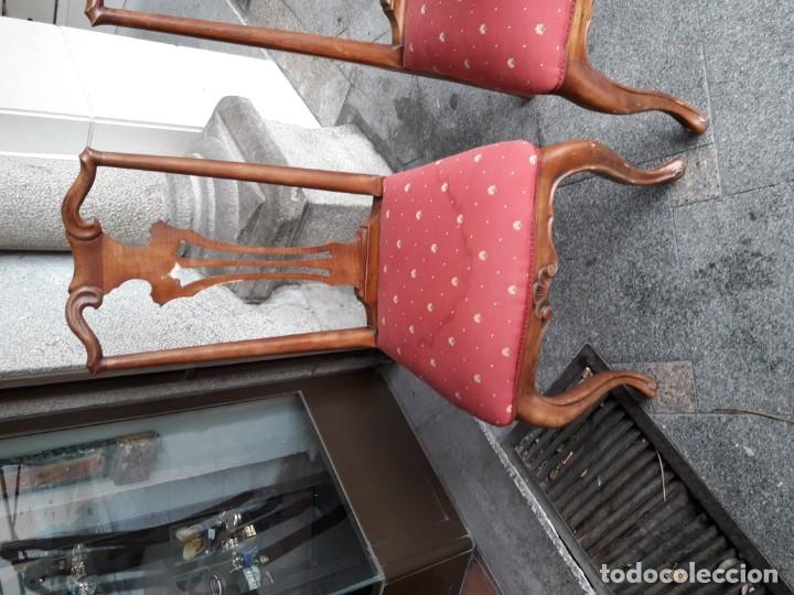 Antig&uuml;edades: Pareja de sillas - Foto 3