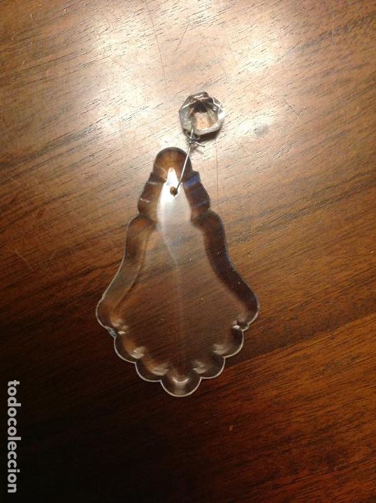 Antig&uuml;edades: Lagrima de cristal de lampara antigua