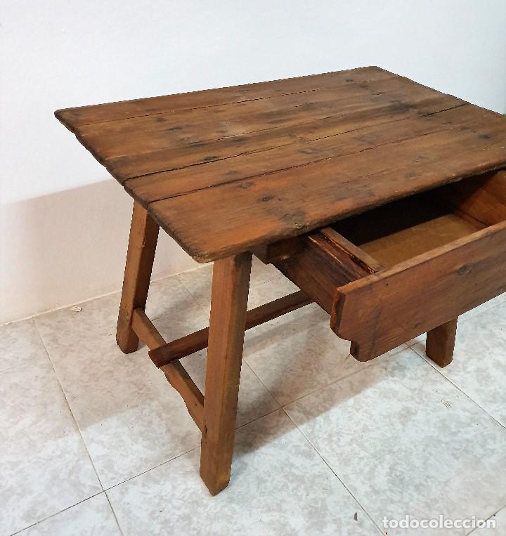 Antig&uuml;edades: ANTIGUA MESA TOCINERACON CAJON - Foto 3