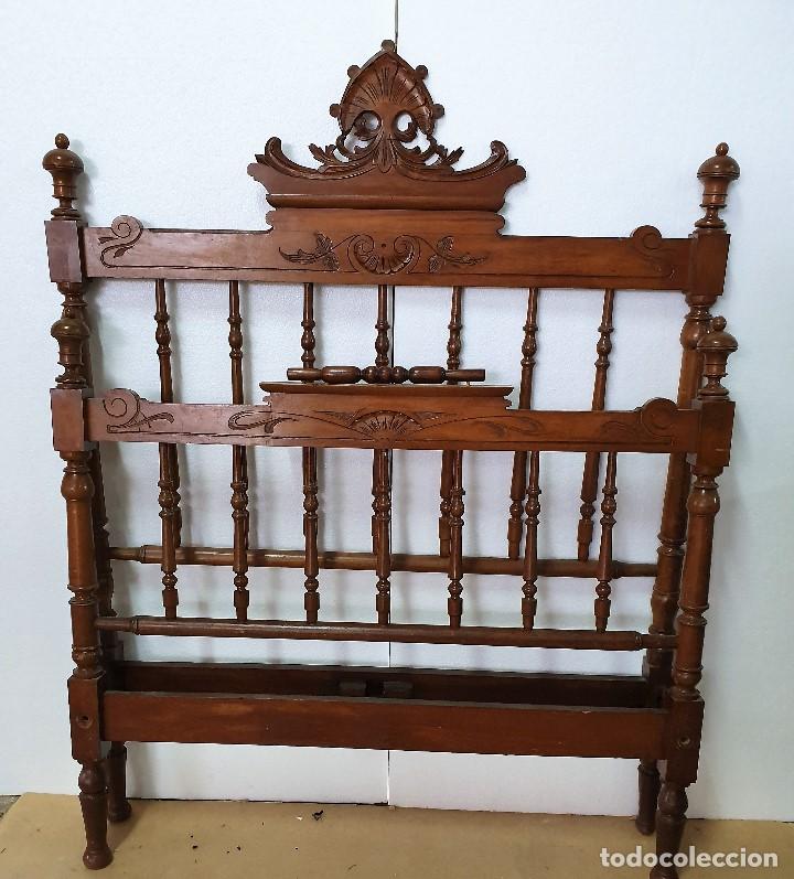 Antig&uuml;edades: ANTIGUA CAMA ALFONSINA - Foto 3