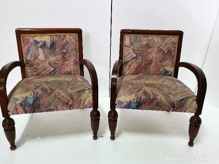 Antig&uuml;edades: PAREJA DE SILLONES VINTAGE - Foto 2
