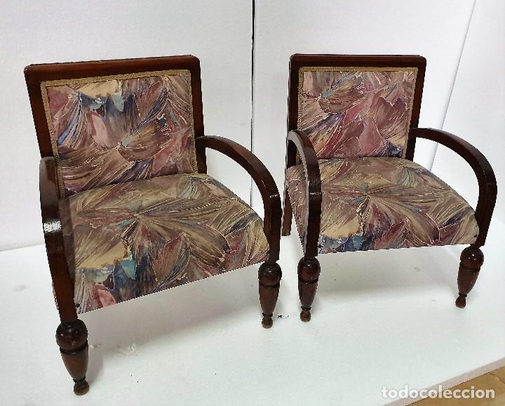 Antig&uuml;edades: PAREJA DE SILLONES VINTAGE - Foto 3