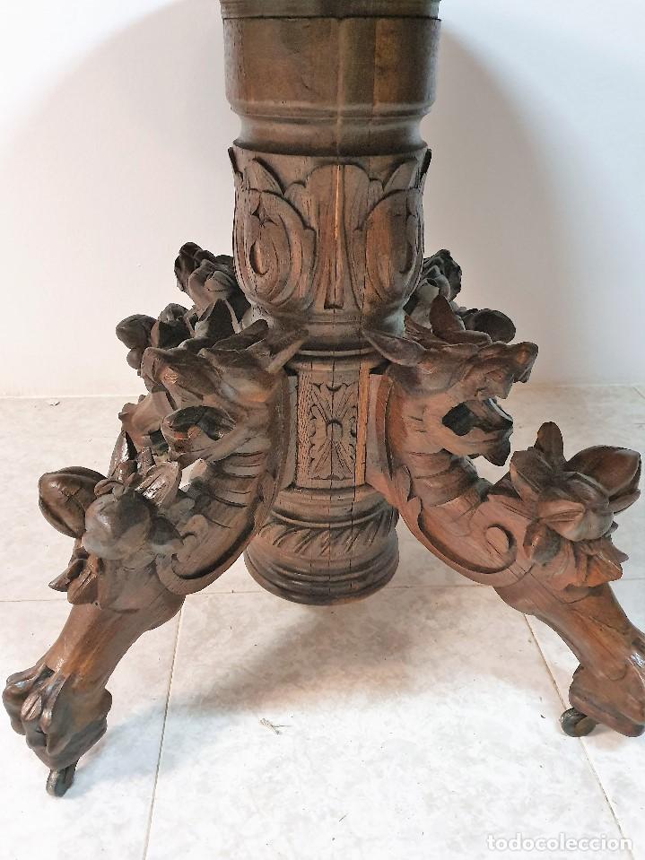 Antig&uuml;edades: ANTIGUA MESA OVALADA - Foto 2
