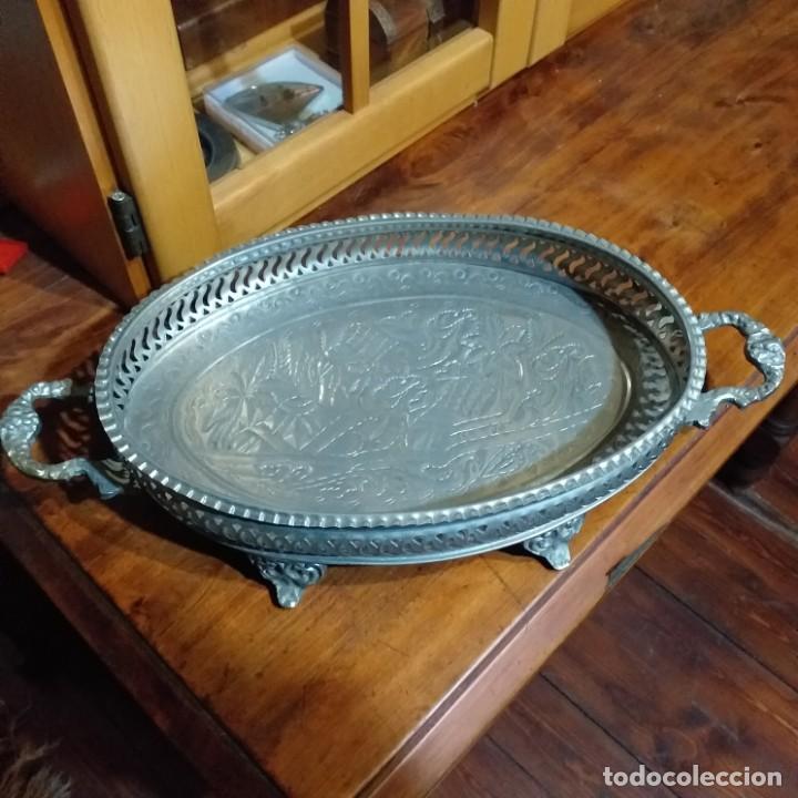 Antig&uuml;edades: Antiguo centro de mesa- bandeja . - Foto 1