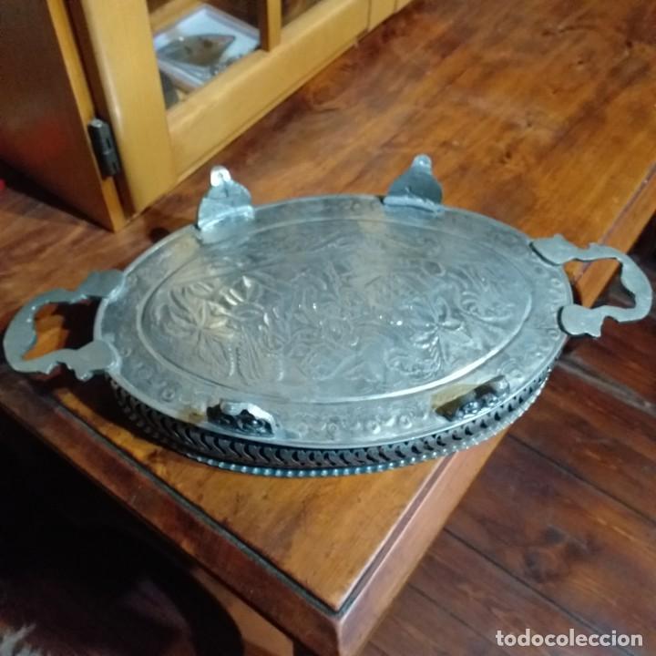 Antig&uuml;edades: Antiguo centro de mesa- bandeja . - Foto 3