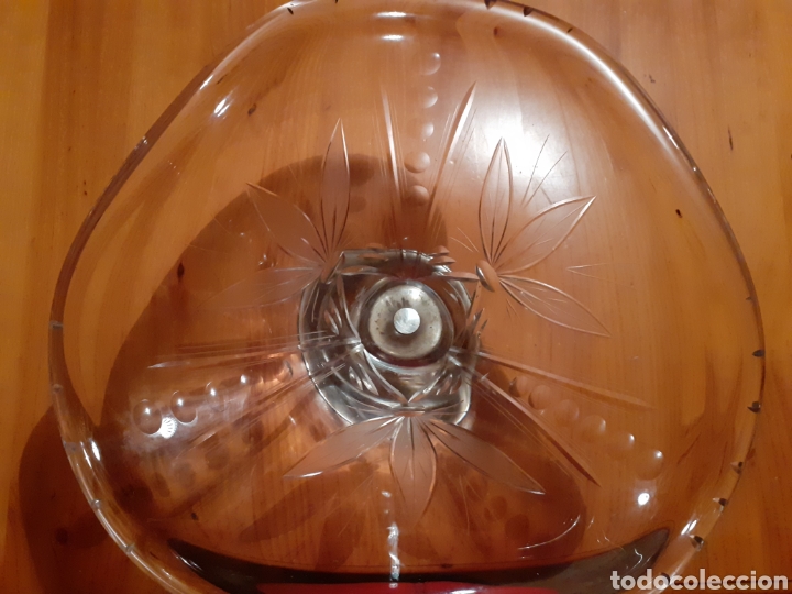 Antig&uuml;edades: Gran centro de mesa en cristal tallado de Murano - Foto 2