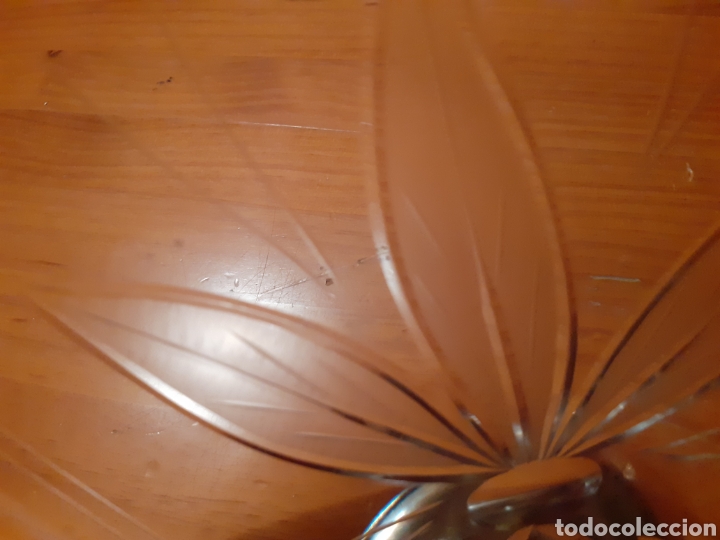 Antig&uuml;edades: Gran centro de mesa en cristal tallado de Murano - Foto 3