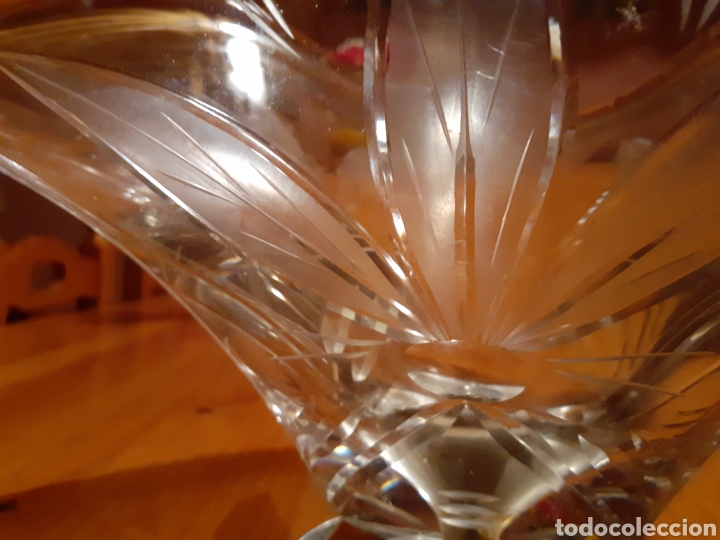 Antig&uuml;edades: Gran centro de mesa en cristal tallado de Murano - Foto 5