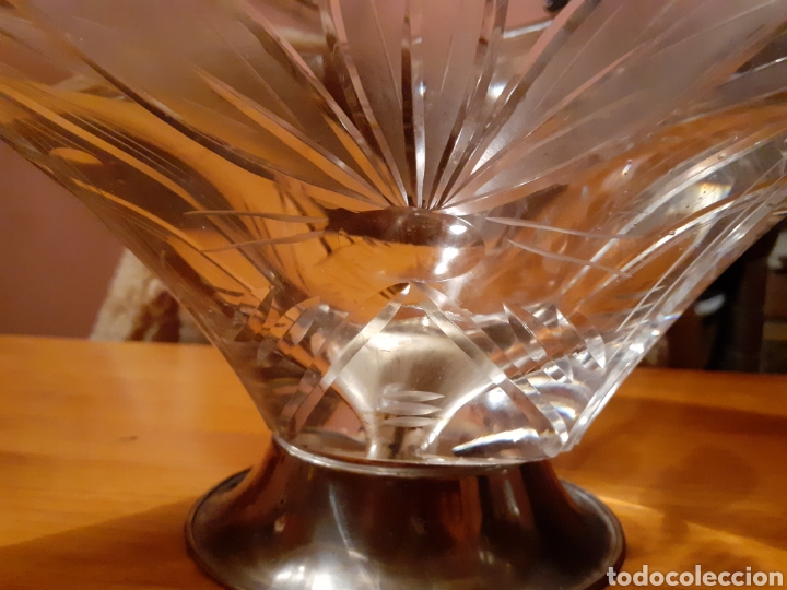 Antig&uuml;edades: Gran centro de mesa en cristal tallado de Murano - Foto 7