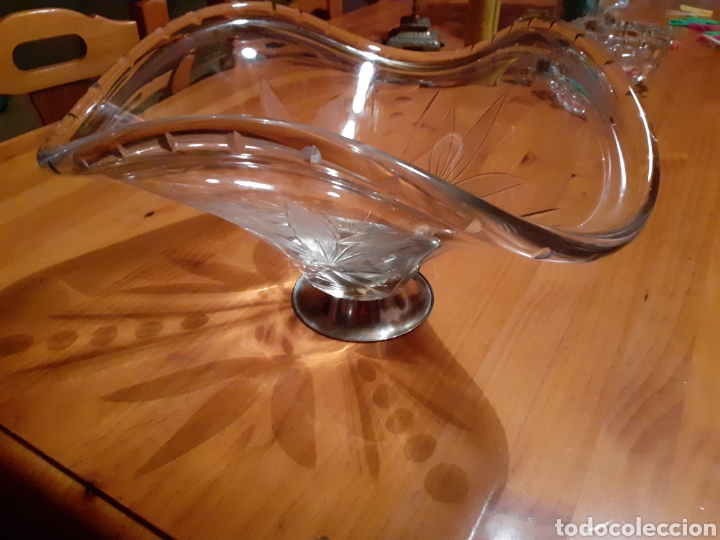 Antig&uuml;edades: Gran centro de mesa en cristal tallado de Murano - Foto 8