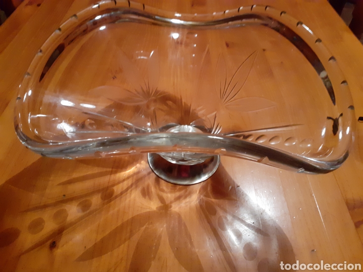Antig&uuml;edades: Gran centro de mesa en cristal tallado de Murano - Foto 1