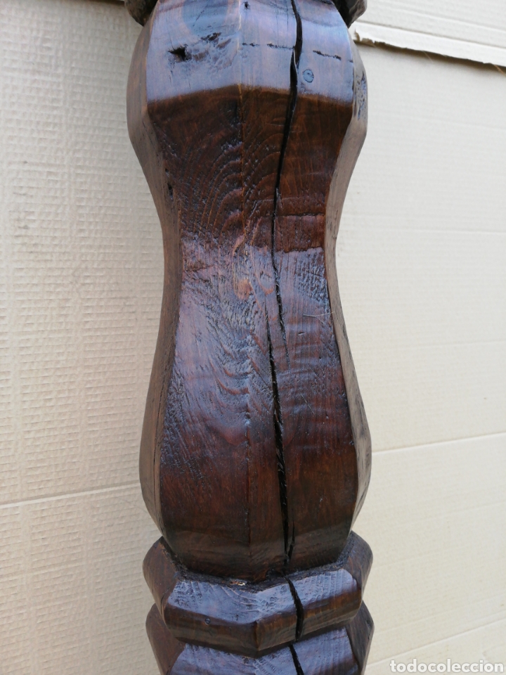 Antig&uuml;edades: Hachero madera de pino - Foto 4