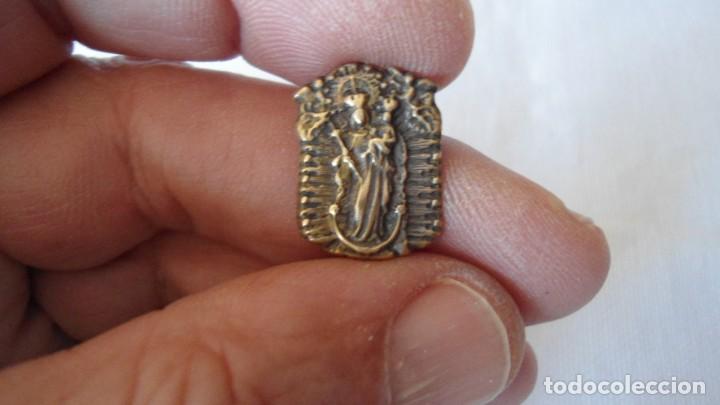 Antig&uuml;edades: ANTIGUO ALFILER CON VIRGEN - Foto 4
