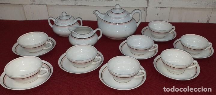 Antig&uuml;edades: JUEGO DE T&Eacute; VINTAGE - Foto 1