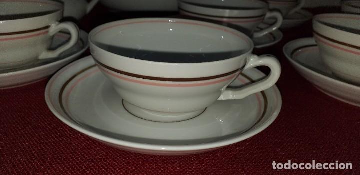 Antig&uuml;edades: JUEGO DE T&Eacute; VINTAGE - Foto 6