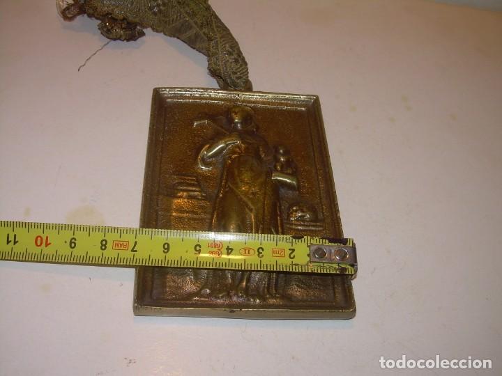 Antig&uuml;edades: ANTIGUO PORTA PAZ DE BRONCE. - Foto 7