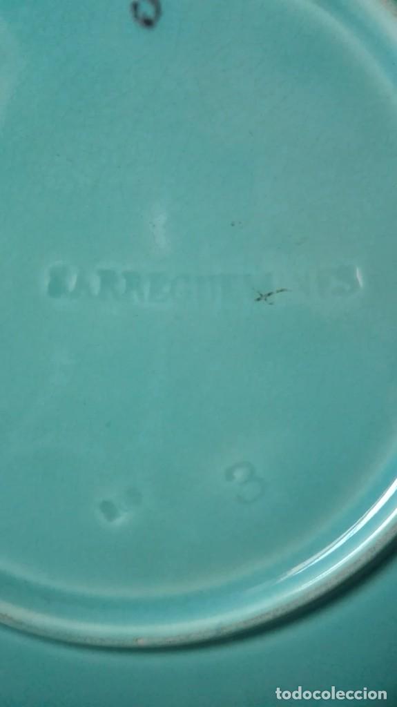 Antig&uuml;edades: Plato de porcelana de Sarreguemines - Foto 2