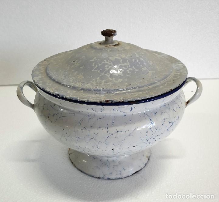 Antig&uuml;edades: ANTIGUA  SOPERA DE PORCELANA - Foto 1