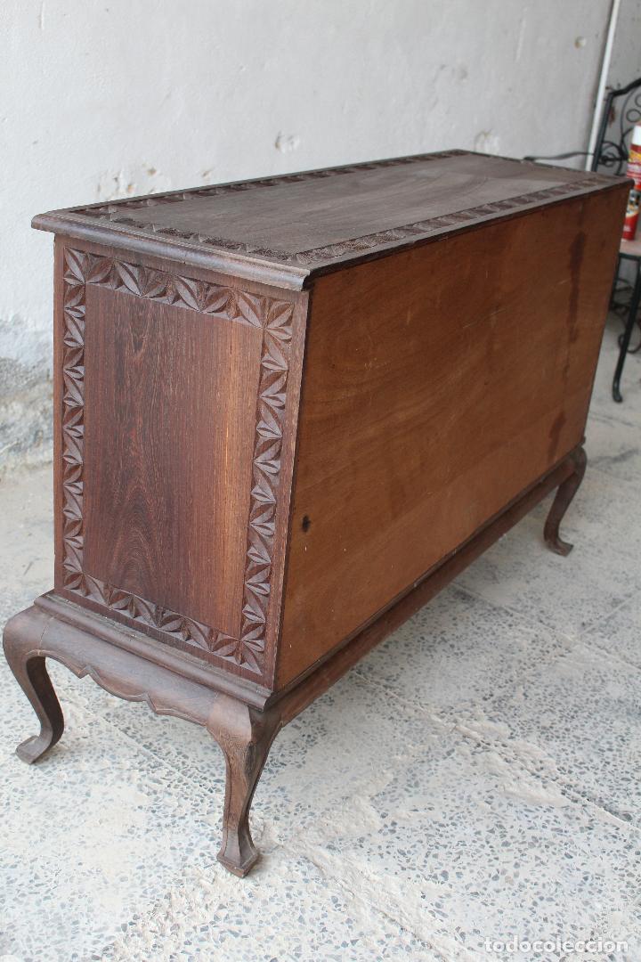 Antig&uuml;edades: mueble bar en madera de roble - Foto 11