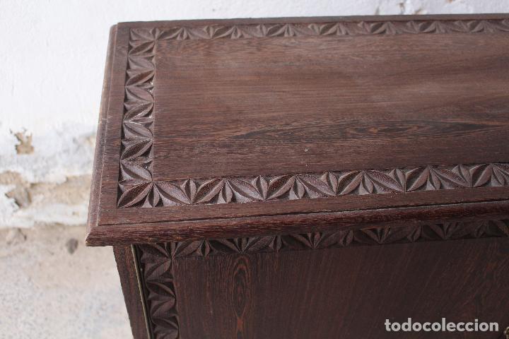 Antig&uuml;edades: mueble bar en madera de roble - Foto 13