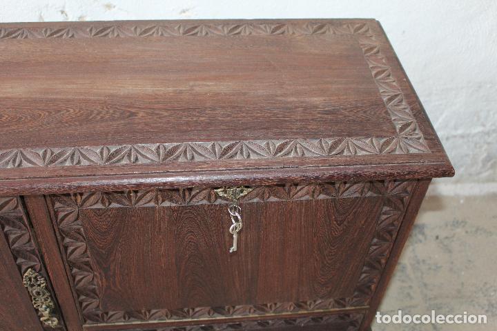 Antig&uuml;edades: mueble bar en madera de roble - Foto 14