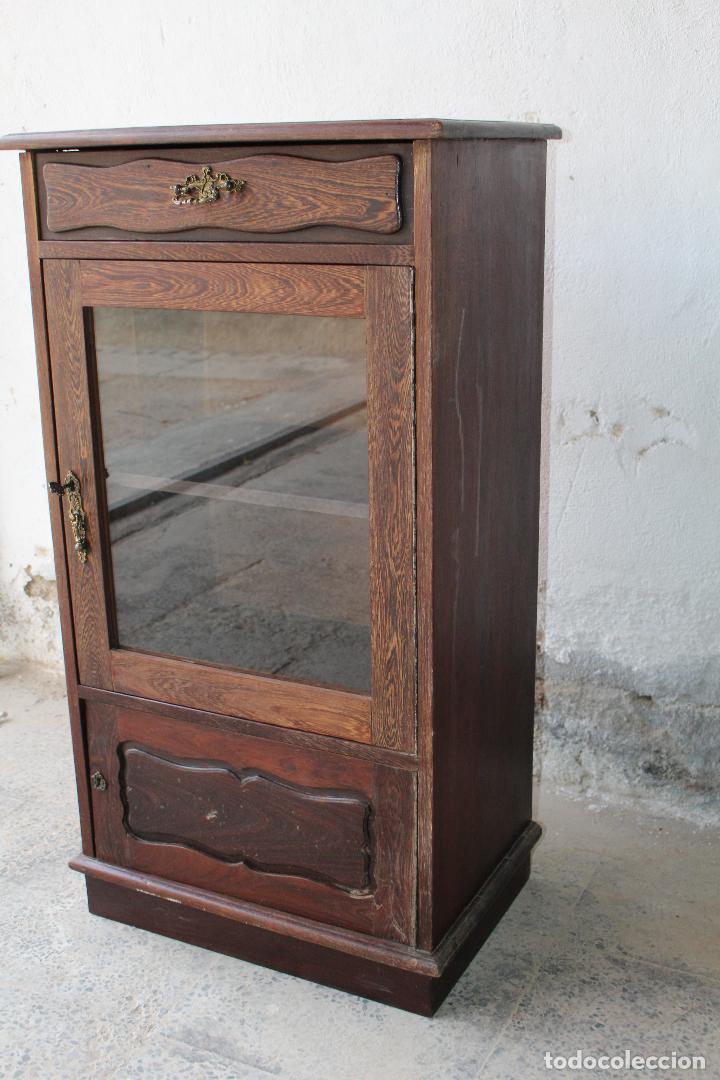 Antig&uuml;edades: mueble bar en madera de roble - Foto 4