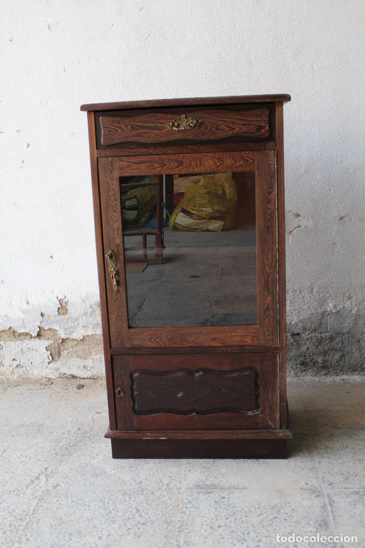 Antig&uuml;edades: mueble bar en madera de roble - Foto 5