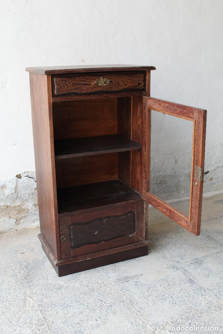 Antig&uuml;edades: mueble bar en madera de roble - Foto 12