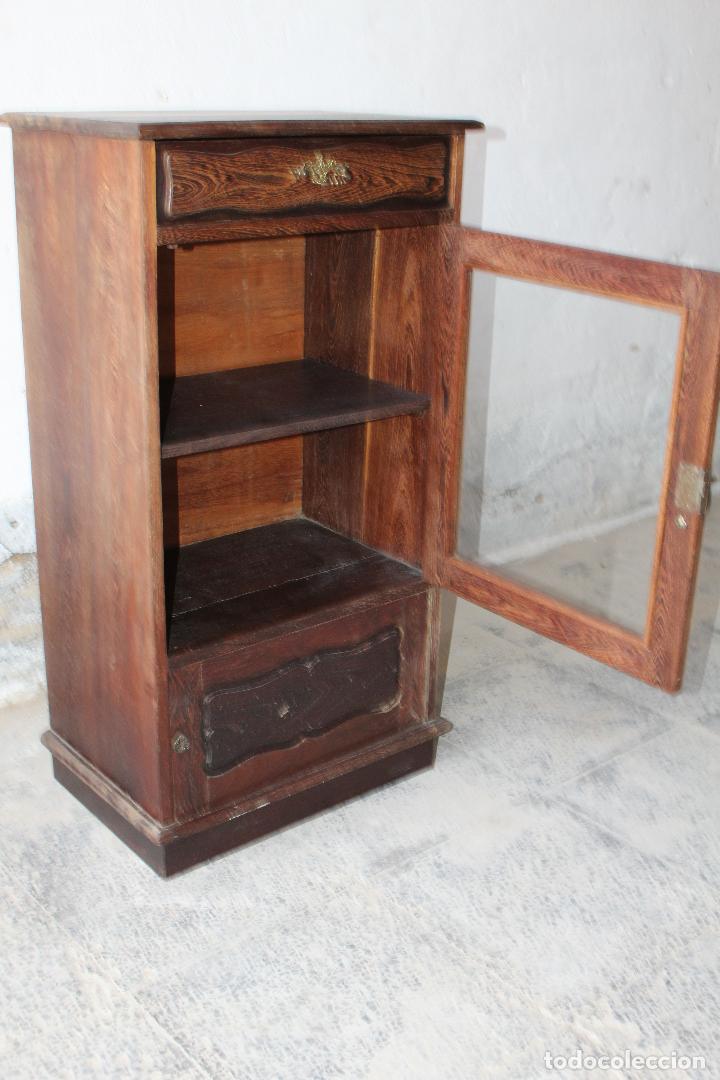 Antig&uuml;edades: mueble bar en madera de roble - Foto 13