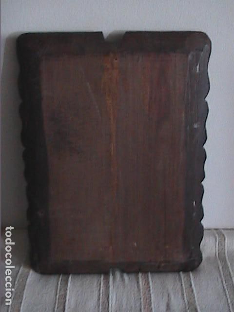 Antig&uuml;edades: ESCUDO DE BARCELONA EN TALLA DE MADERA POLICROMADA. - Foto 5