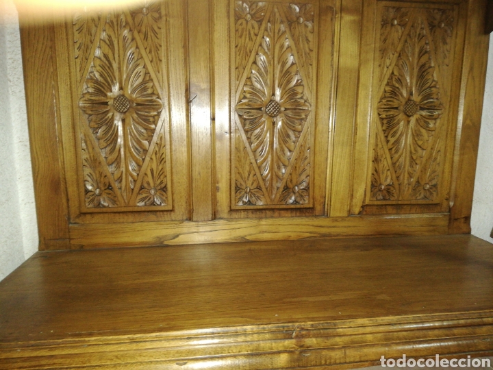 Antig&uuml;edades: Mueble roble tallado restaurado - Foto 3