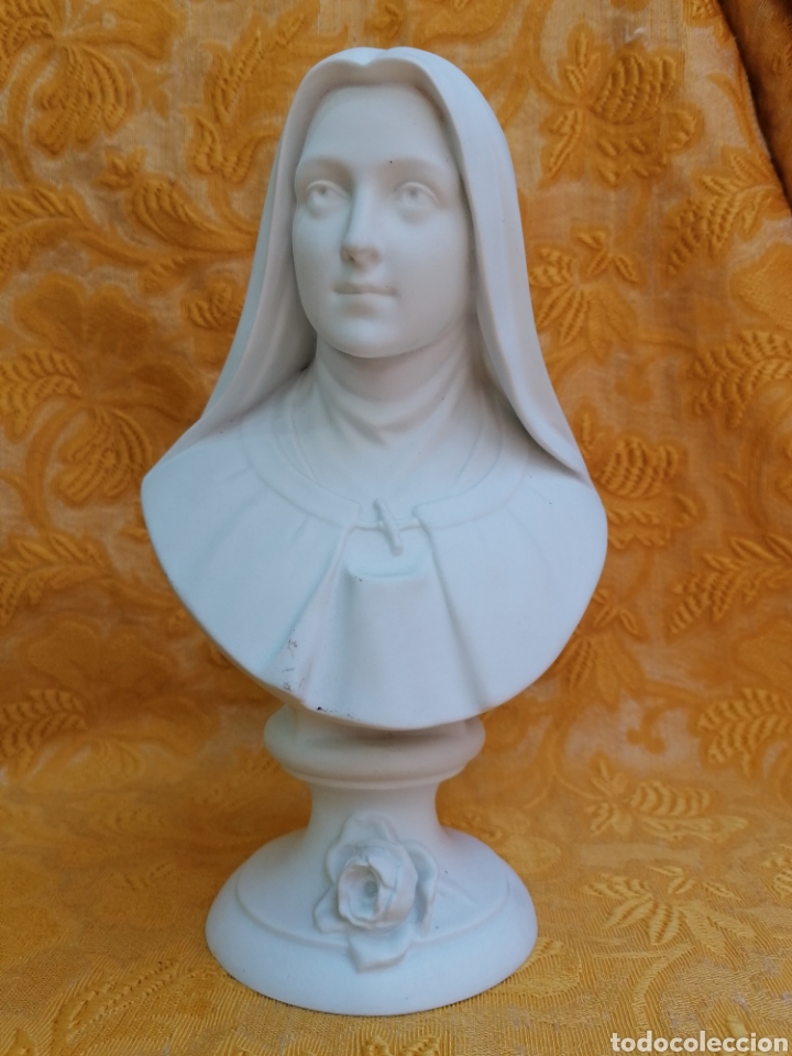 Antig&uuml;edades: BUSTO DE SANTA TERESA EN BISCUIT - Foto 2