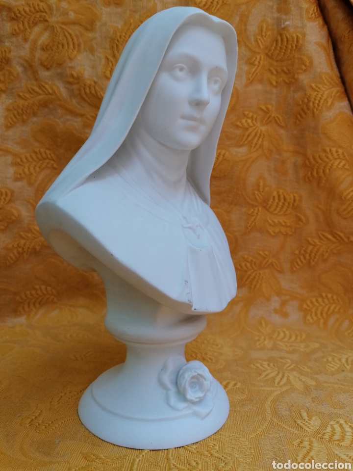 Antig&uuml;edades: BUSTO DE SANTA TERESA EN BISCUIT - Foto 10