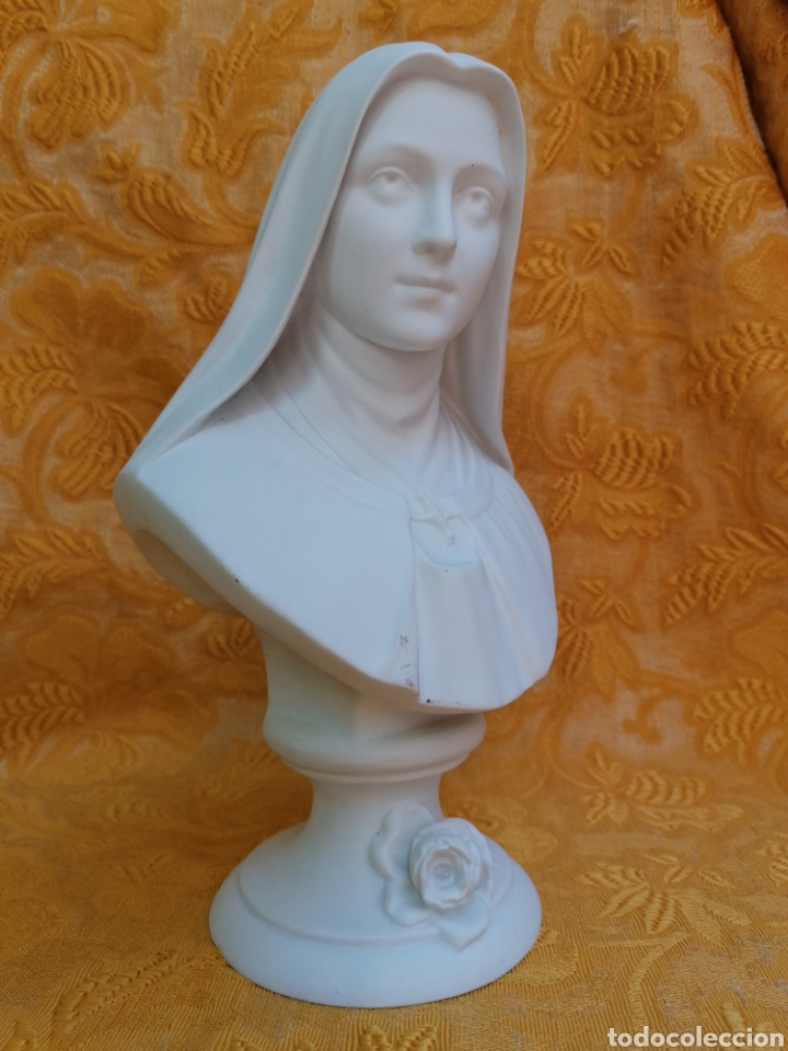 Antig&uuml;edades: BUSTO DE SANTA TERESA EN BISCUIT - Foto 1
