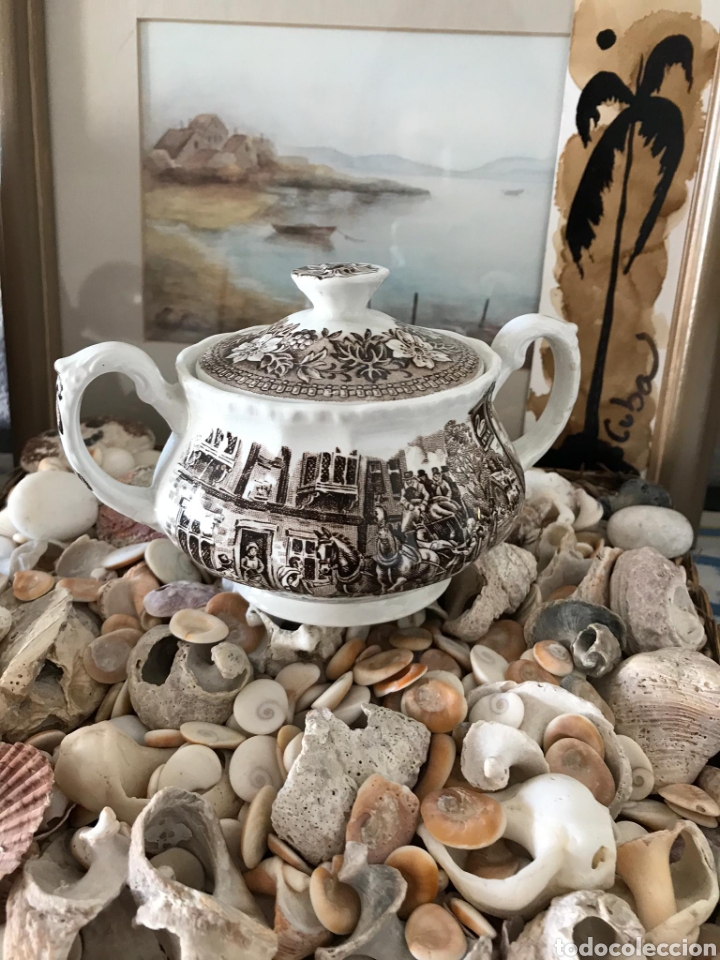 Antig&uuml;edades: Azucarero Royal Tudor Ware 1828 - Foto 2