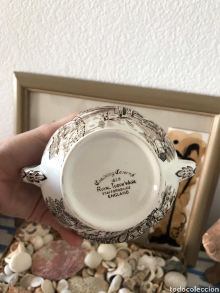 Antig&uuml;edades: Azucarero Royal Tudor Ware 1828 - Foto 3