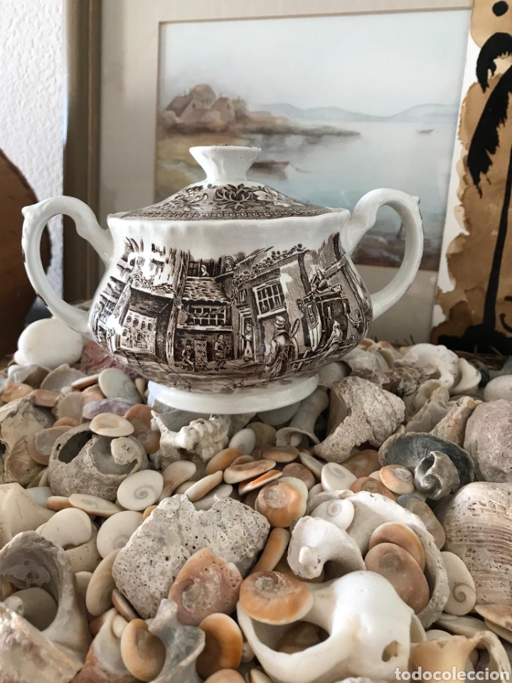 Antig&uuml;edades: Azucarero Royal Tudor Ware 1828 - Foto 1