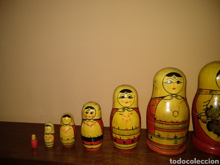 Antig&uuml;edades: LOTE ANTIGUAS MATRIOSCAS. - Foto 4