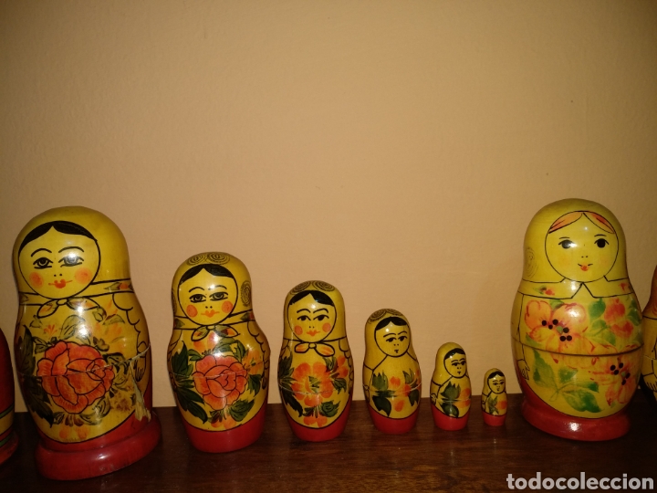Antig&uuml;edades: LOTE ANTIGUAS MATRIOSCAS. - Foto 5