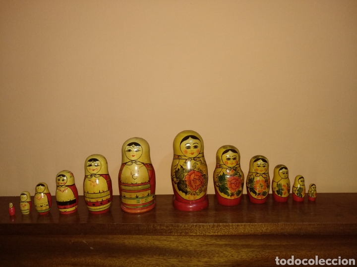 Antig&uuml;edades: LOTE ANTIGUAS MATRIOSCAS. - Foto 1