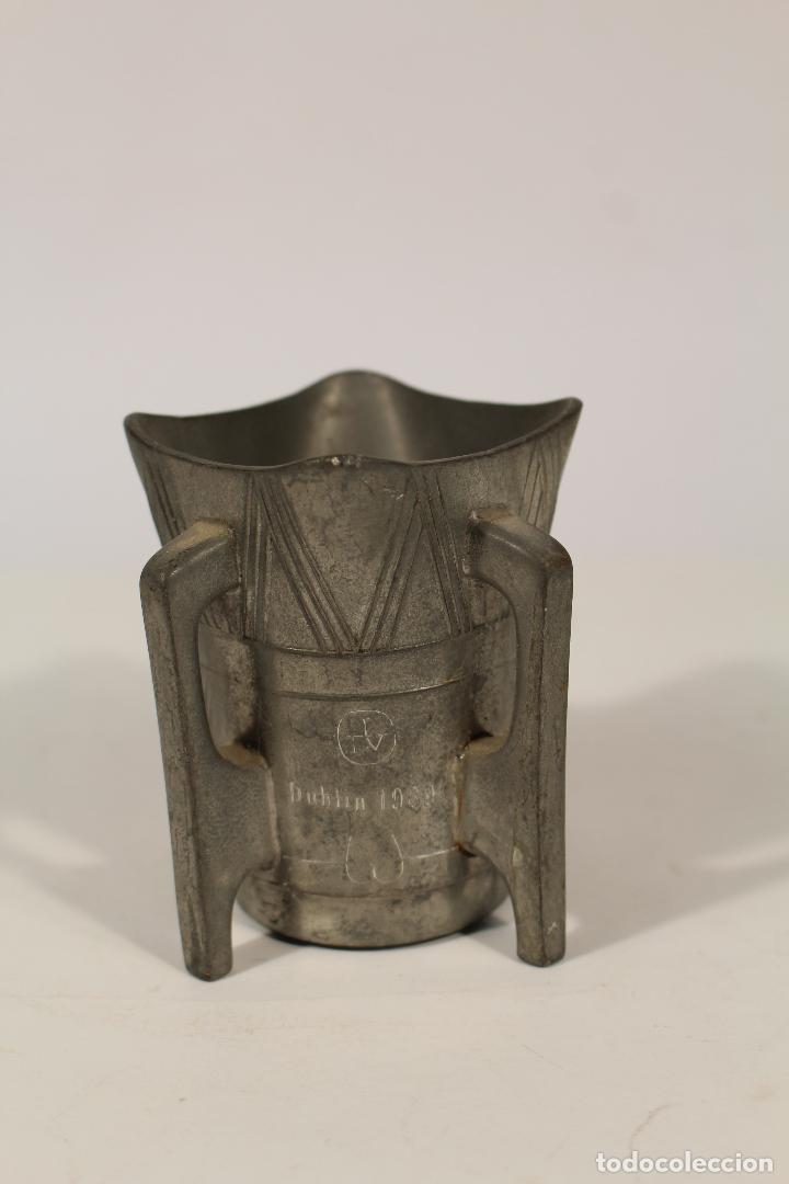 Antig&uuml;edades: vaso de peltre - dublin 1989 - Foto 1