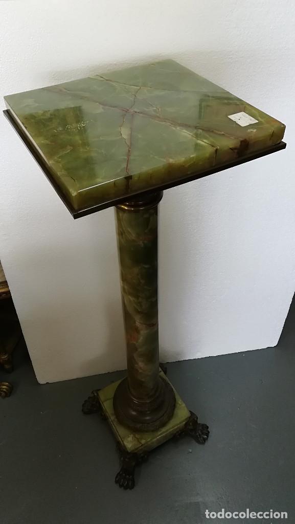 Antig&uuml;edades: COLUMNA DE ONYX Y BRONCE - Foto 3