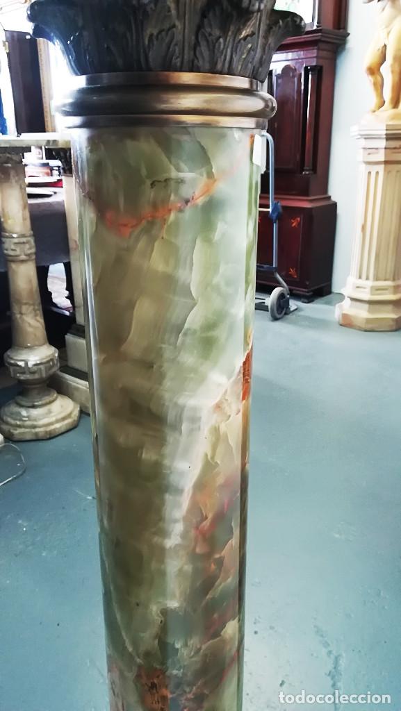 Antig&uuml;edades: COLUMNA DE ONYX Y BRONCE - Foto 9